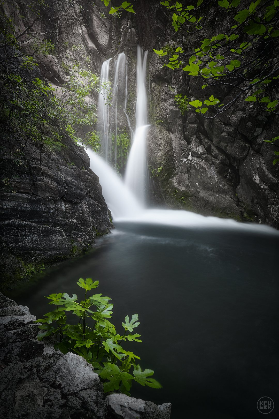 черногория, водопад, природа, KrubeK