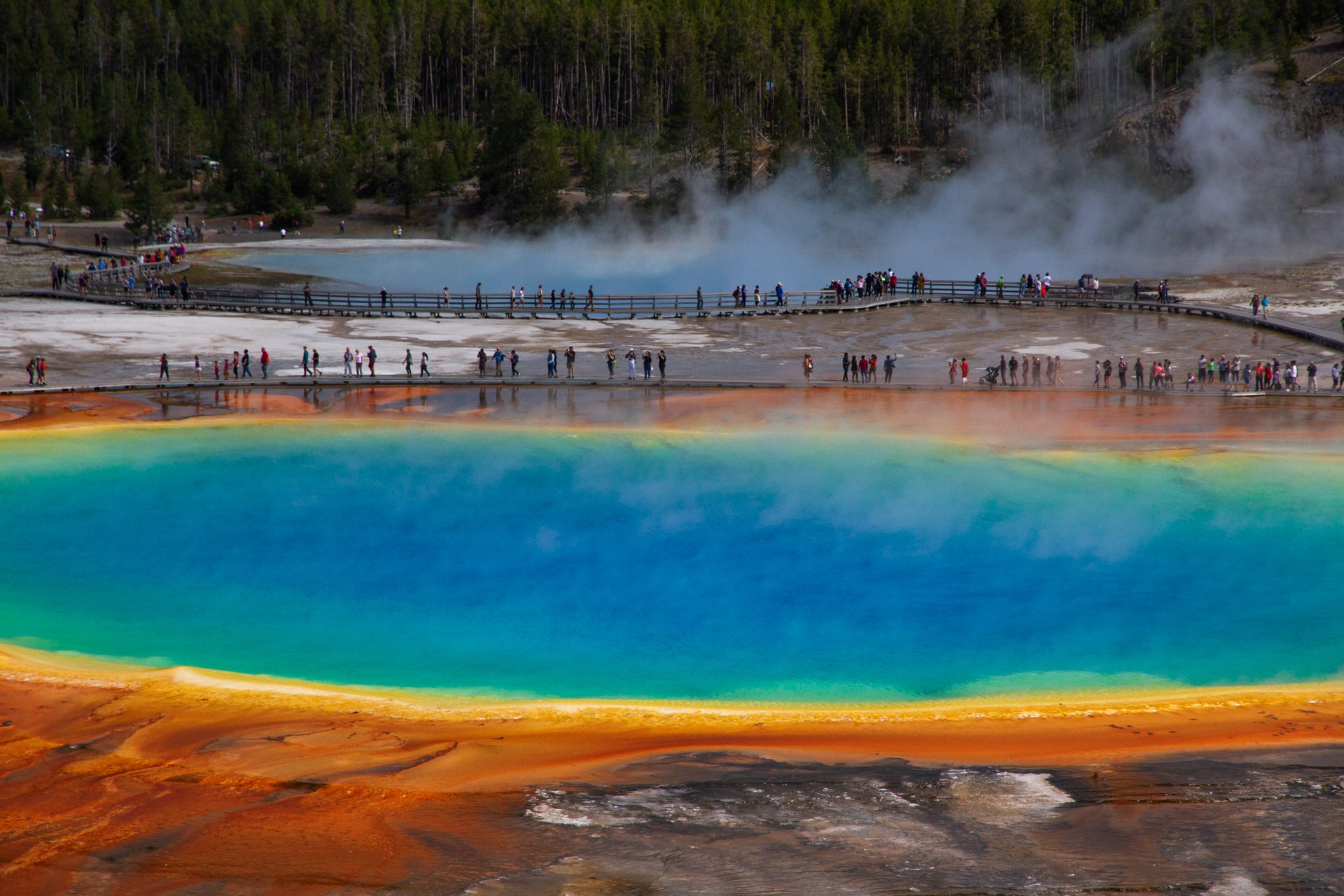 grand prismatic spring,Yellowstone National Park, nature, Слащилина Нина