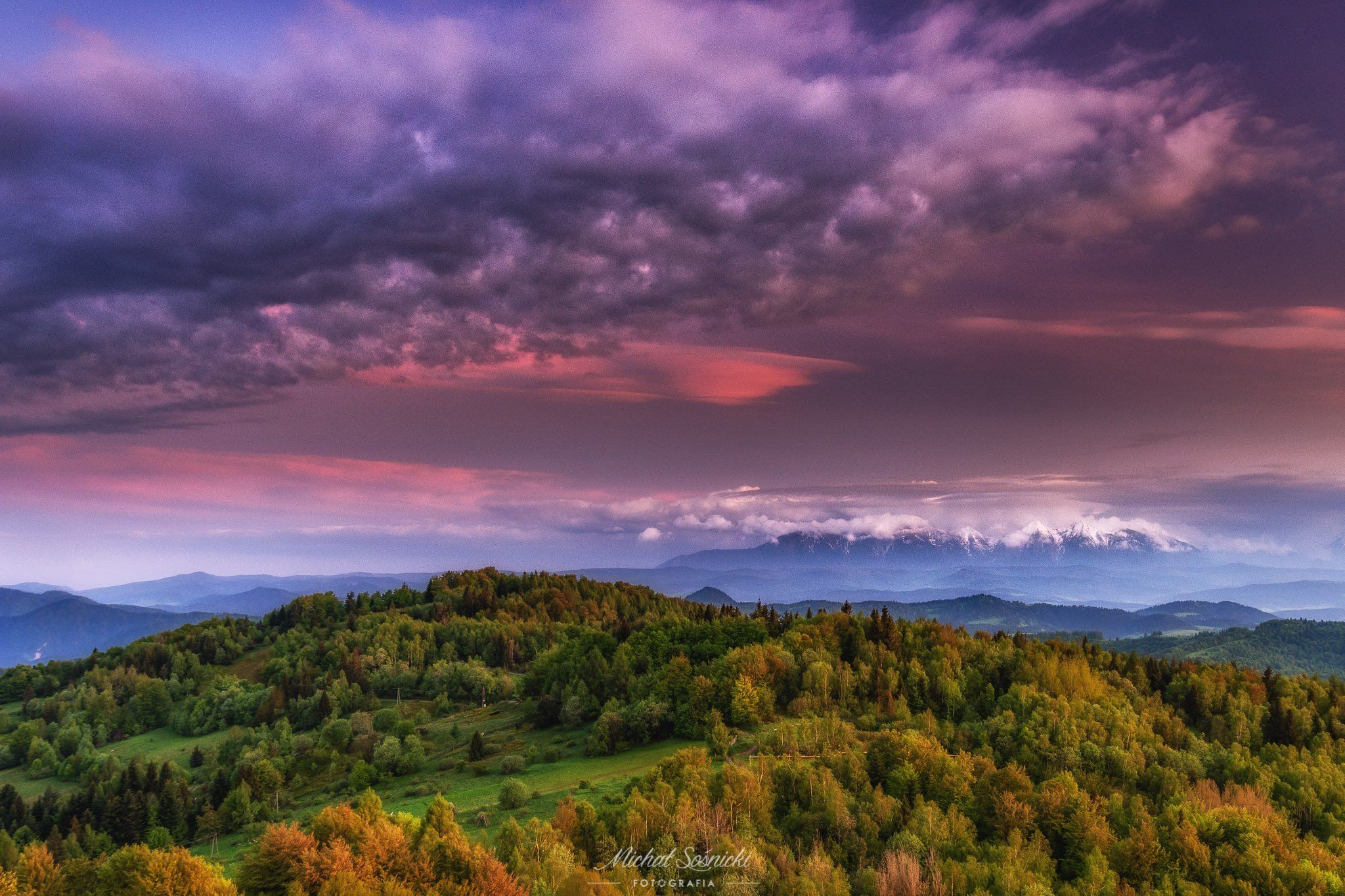#mountains #cloudy #sky #amazing #pink #pentax #benro #landscape, Michał Sośnicki
