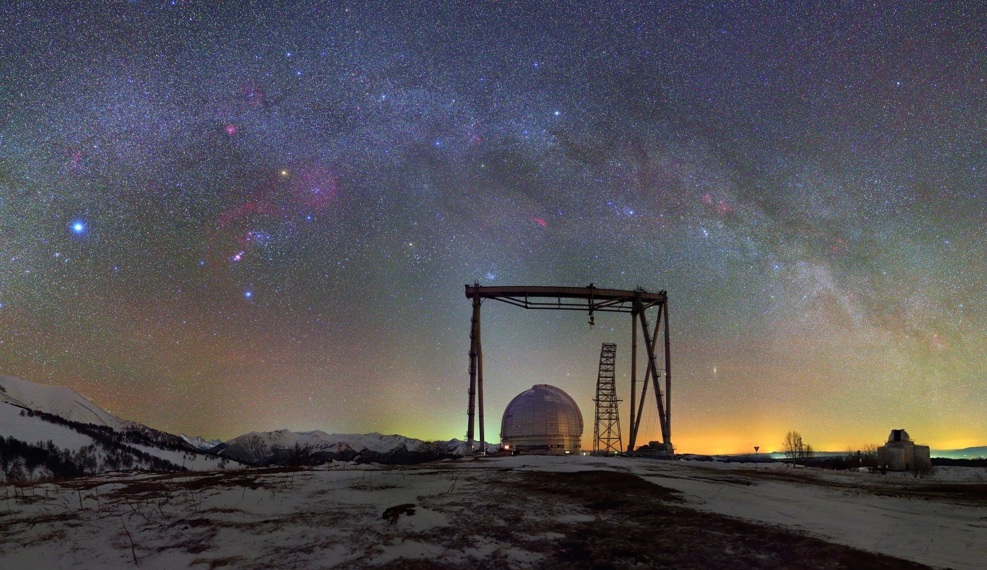 ночь звезды бта сао ночной пейзаж астрофотография млечный путь, Михаил Рева