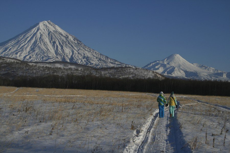 камчатка, вулкан, корякский, авачинский, Павлов Александр