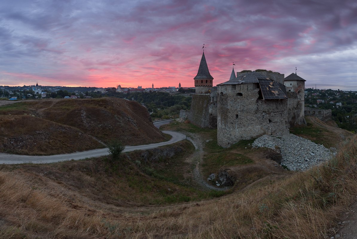 украина, каменец-подольский, крепость, утро, рассвет, Alex Darkside