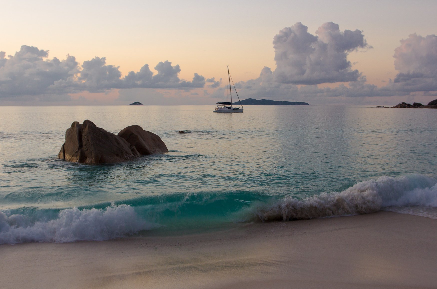 закат, сейшеллы, sunset, seychelles, Екатерина Богданова