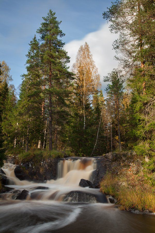 карелия, осень, рускеала, водопад, Alex Darkside