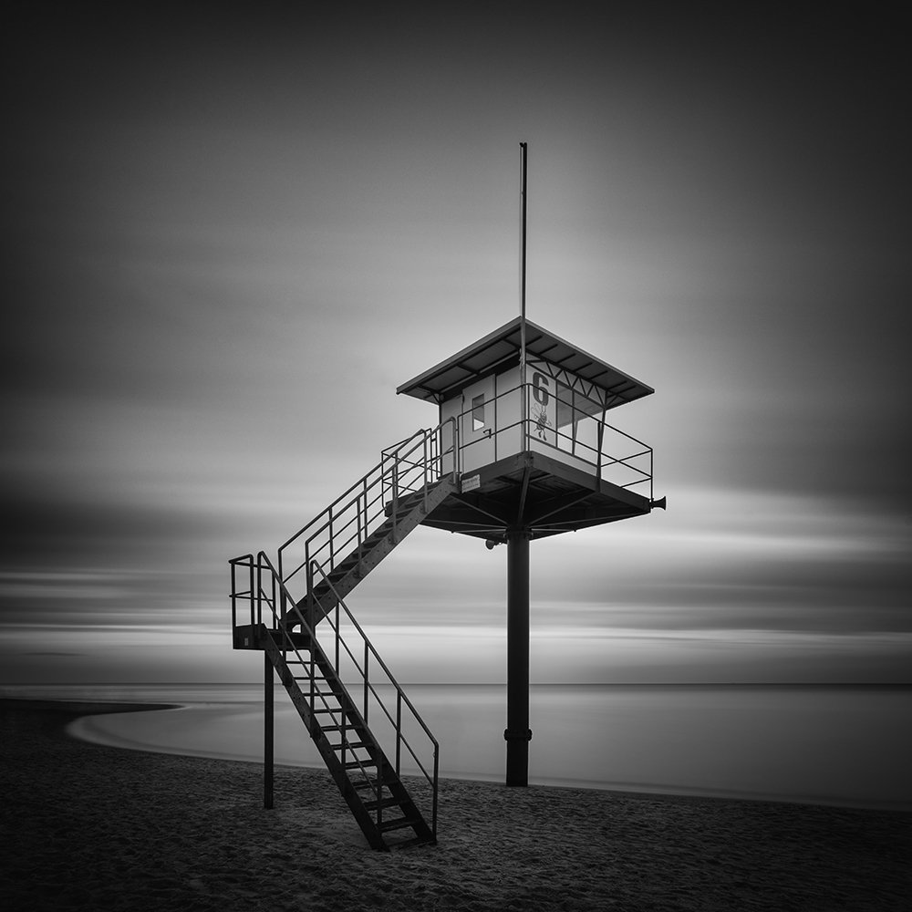 long exposure, sea, baltic sea, b&w, landscape, seascape, Ondřej Tichý