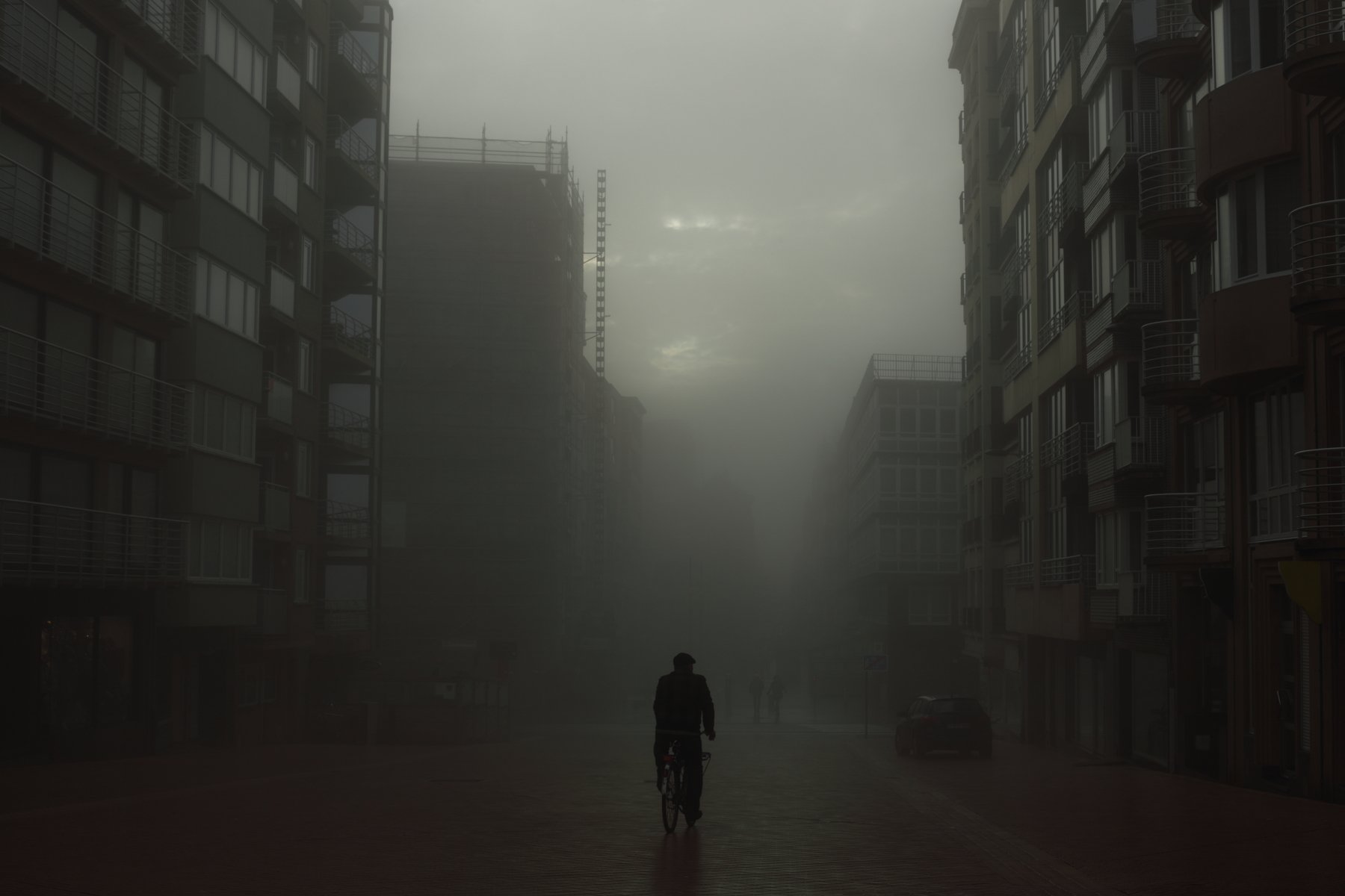 туман, смог, город, улица, Anastasiia Usoltceva