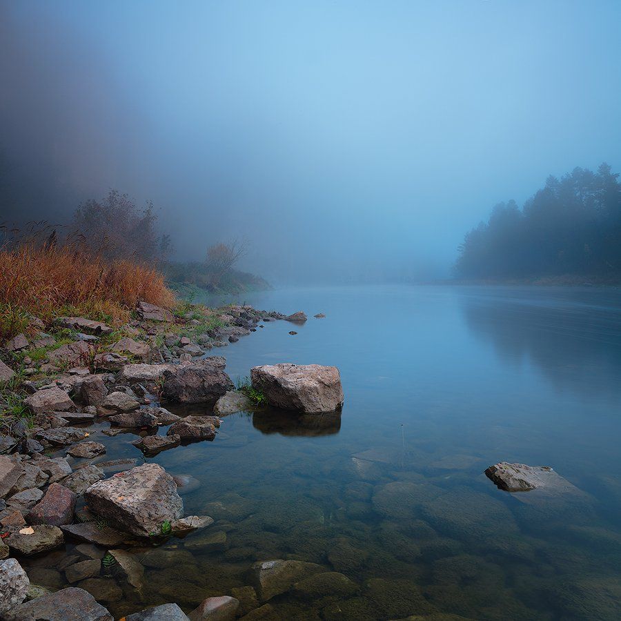 Синий туман фото