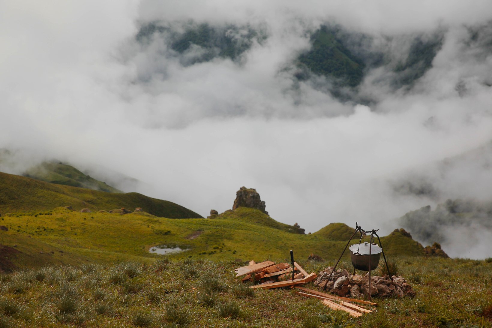 чечня,горы,туман,галандчжойский район,, Marat Magov