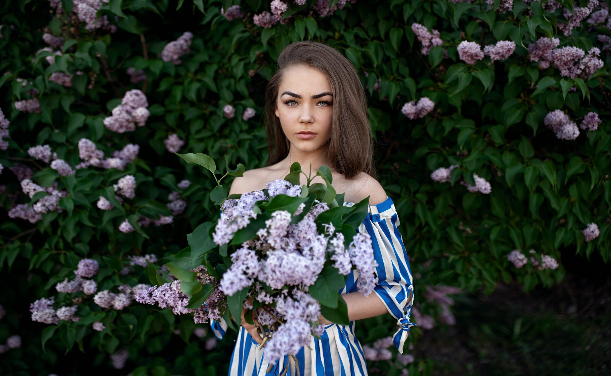 #girl #portrait #posing #blossom, Andrius Stankūnas