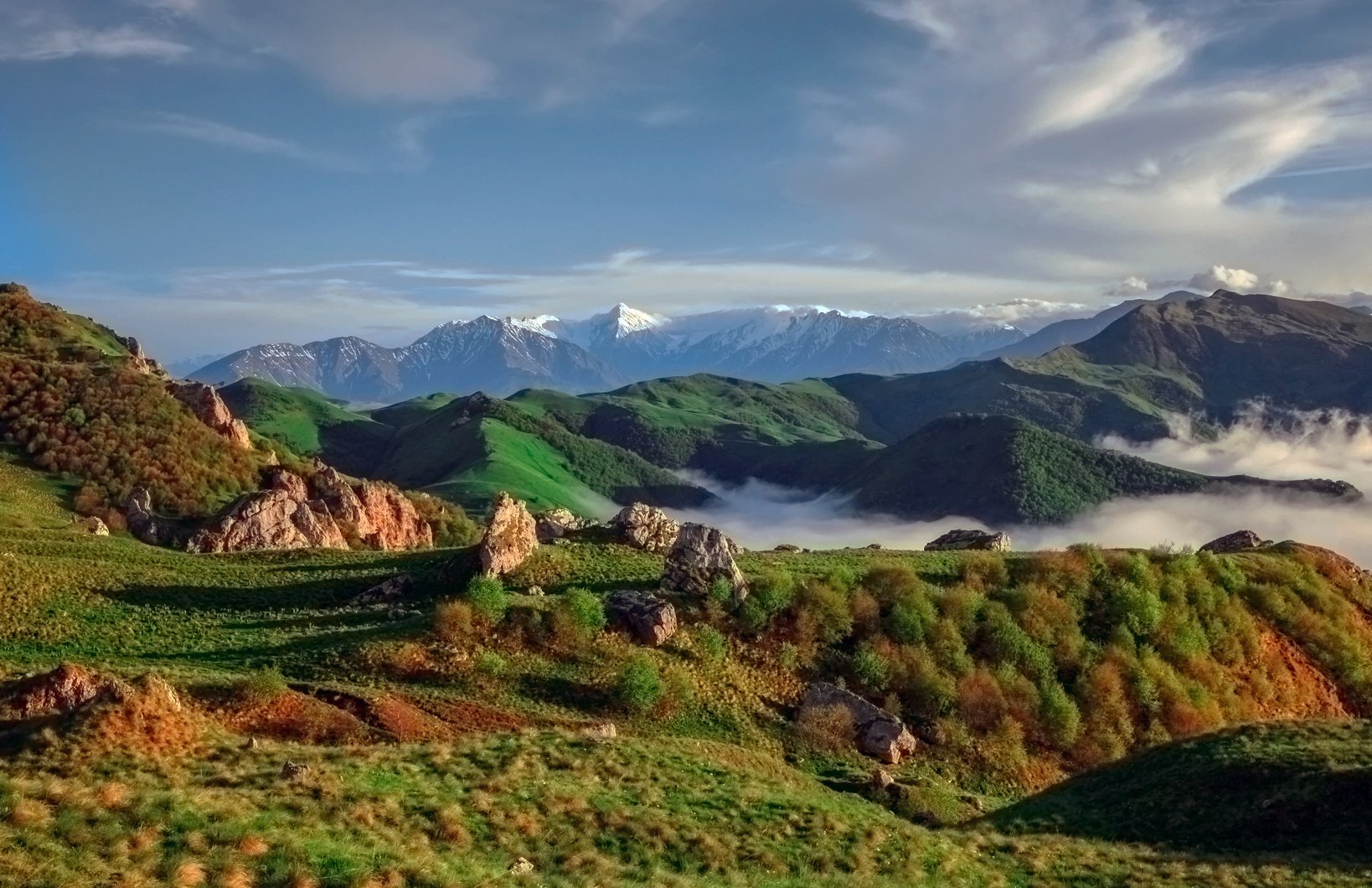 Гора Шимерой Чечня