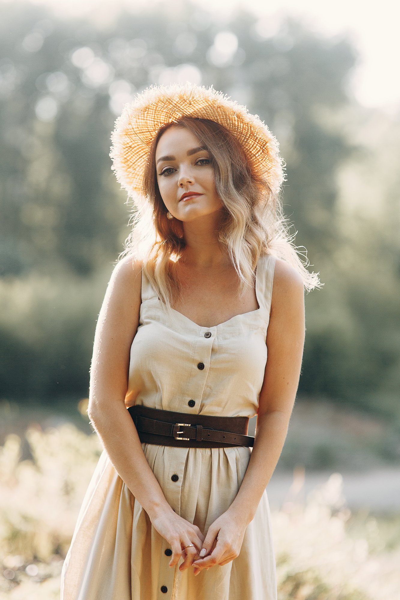 portrait, russian girl, nature, sunset, eye, Павел Возмищев