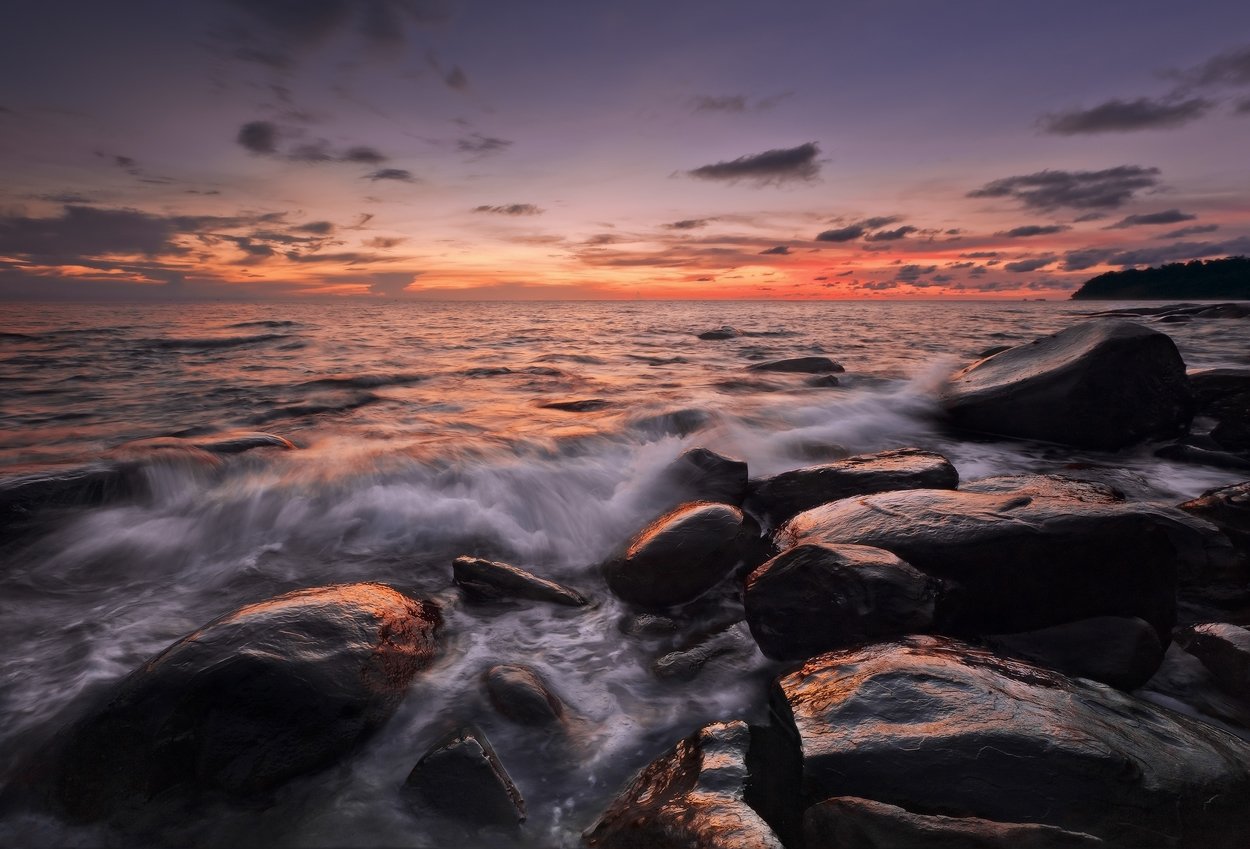 thailand, koh kood, island, sunset, Борис Богданов