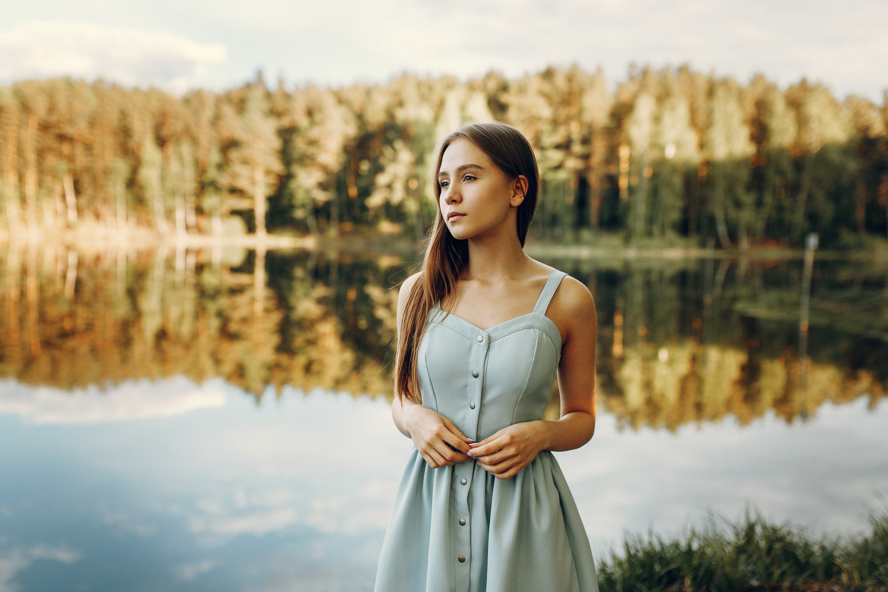 portrait, nature,russian girl, model, Павел Возмищев