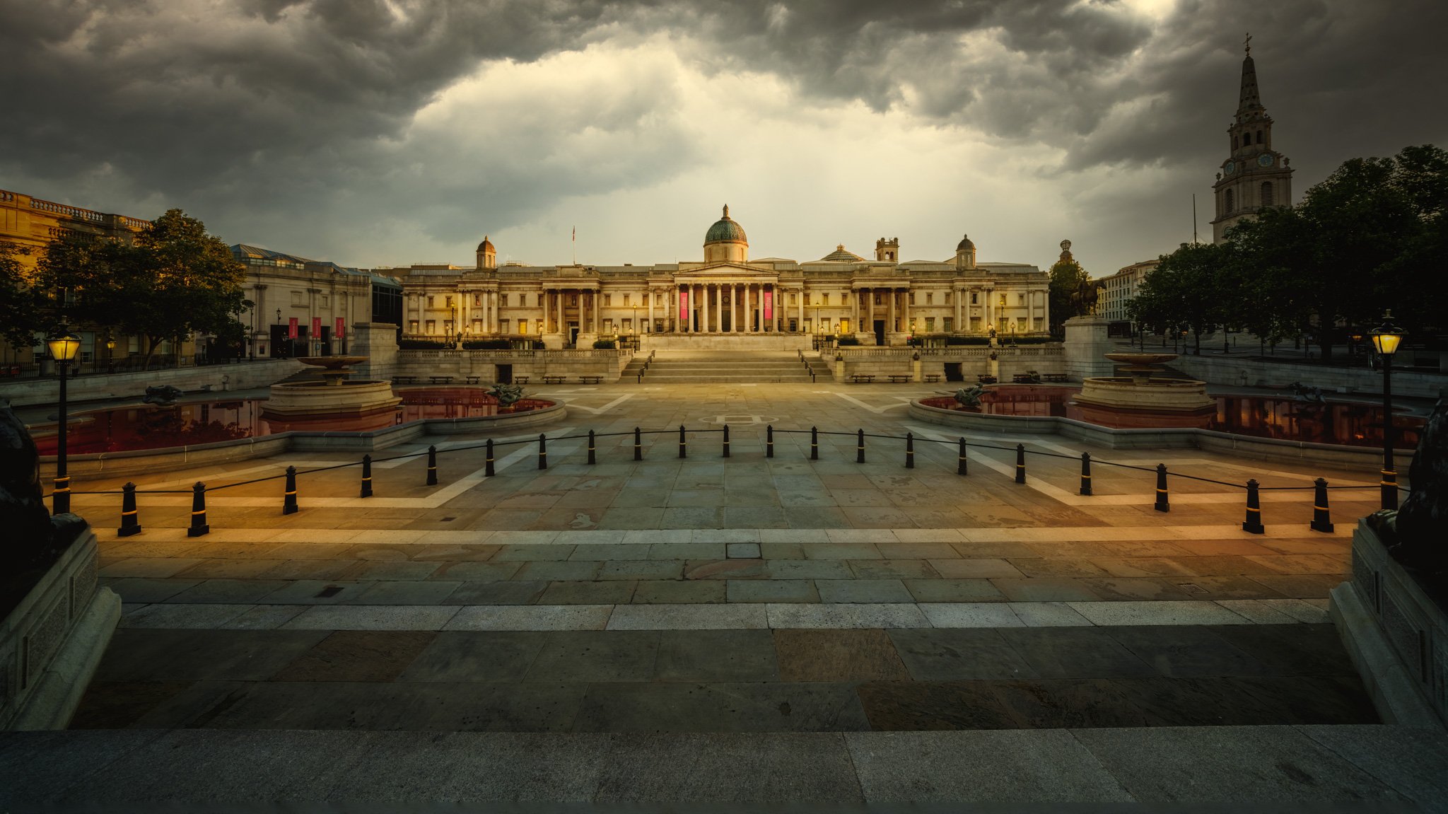 National Gallery, London, Trafalgar Square, Ross McGree