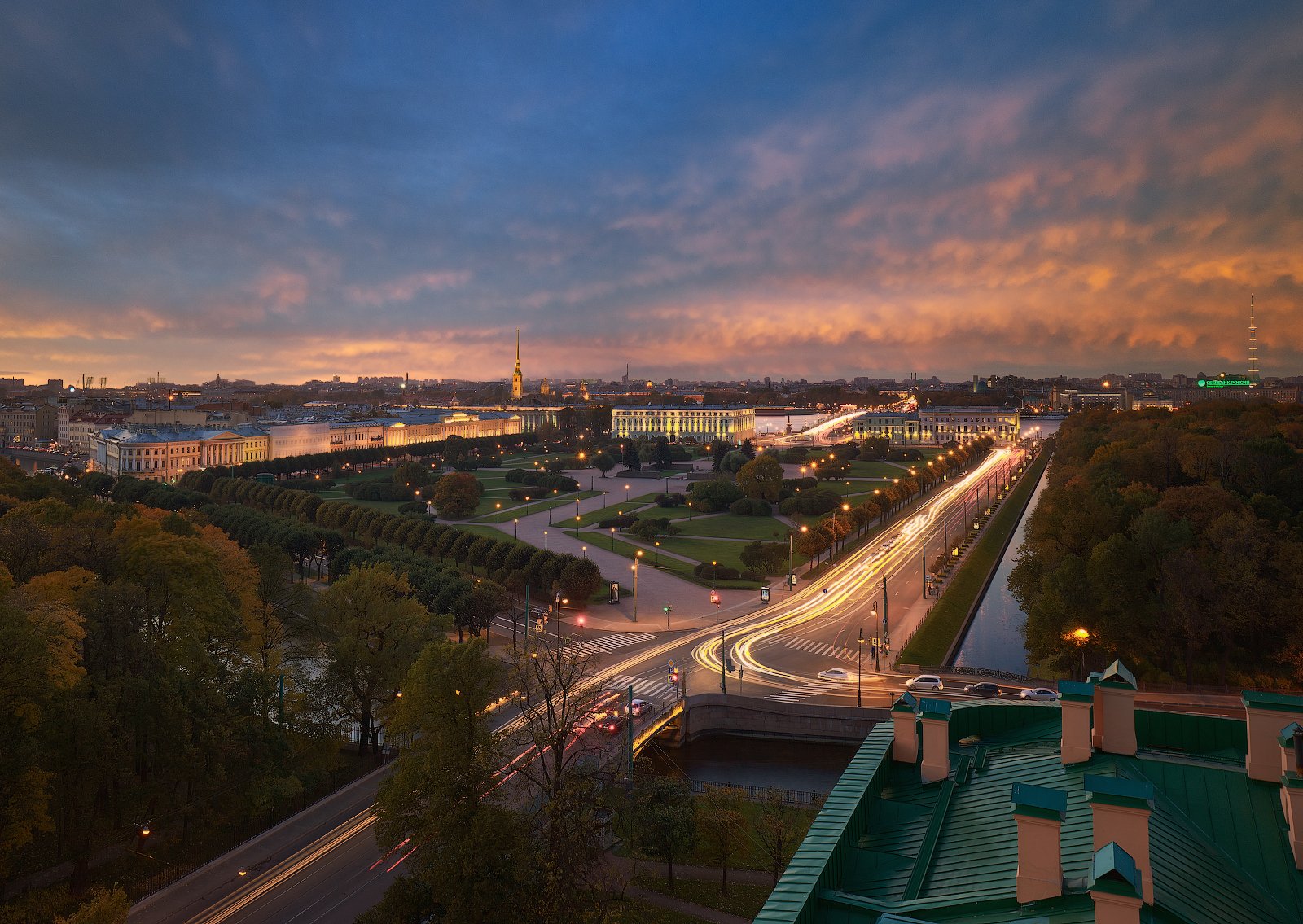 закат санкт-петербург собор поле, Сергей Лукс