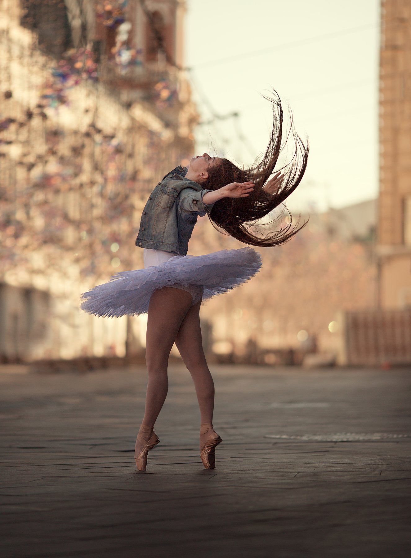 Балерина, утро, Москва, танец, волосы, грация, вдохновение, Людмила Бобровская
