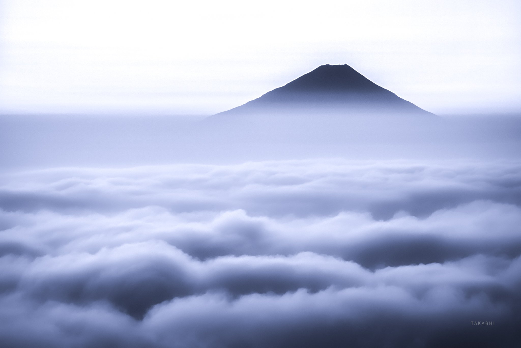Fuji,japan,mountain,clouds,, Takashi