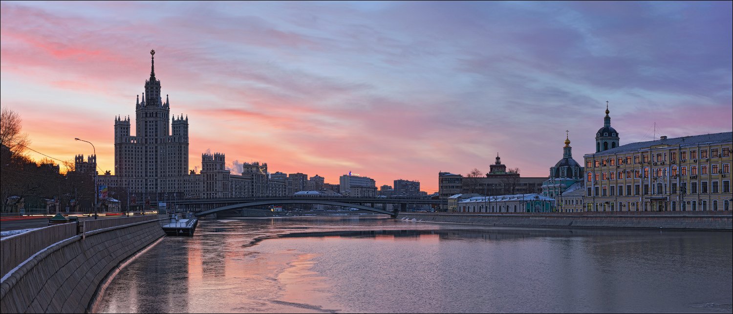 Картинки Рассвет Москва