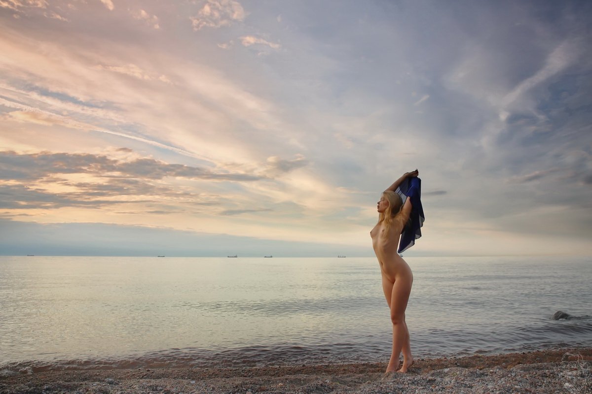 beach, clouds, , Dieter Kittel