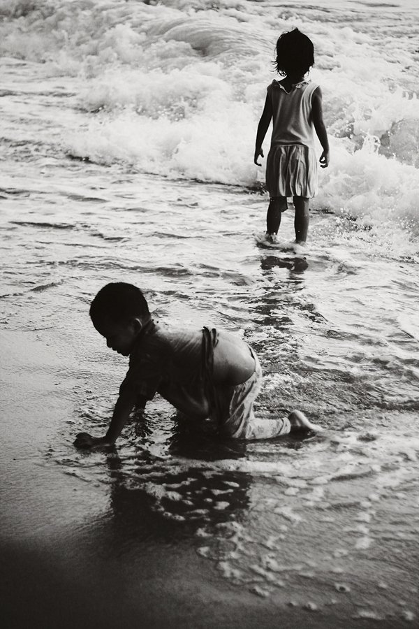 Black&white, Children, Sea, Travel, Water, Елизавета Маяковская