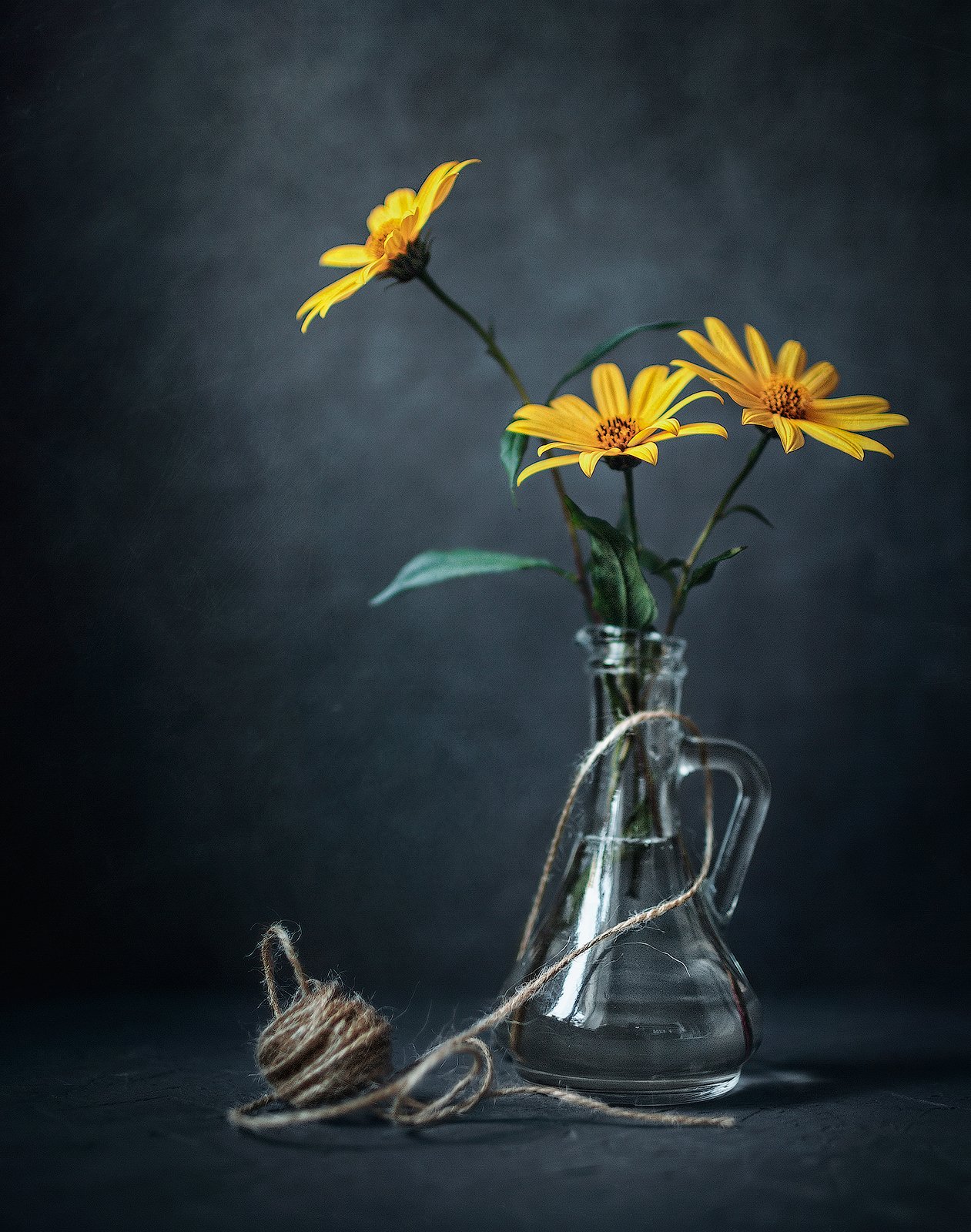 натюрморт цветы жёлтый , Михаил Корнилов