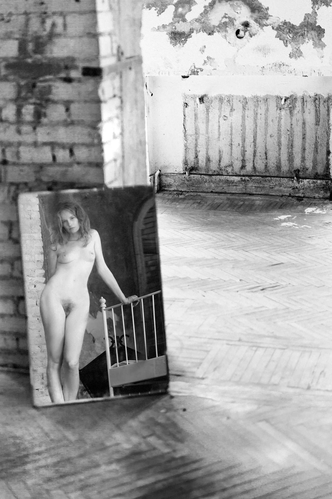 woman, portrait, nude, indoors, blackandwhite, natural light, Руслан Болгов (Axe)