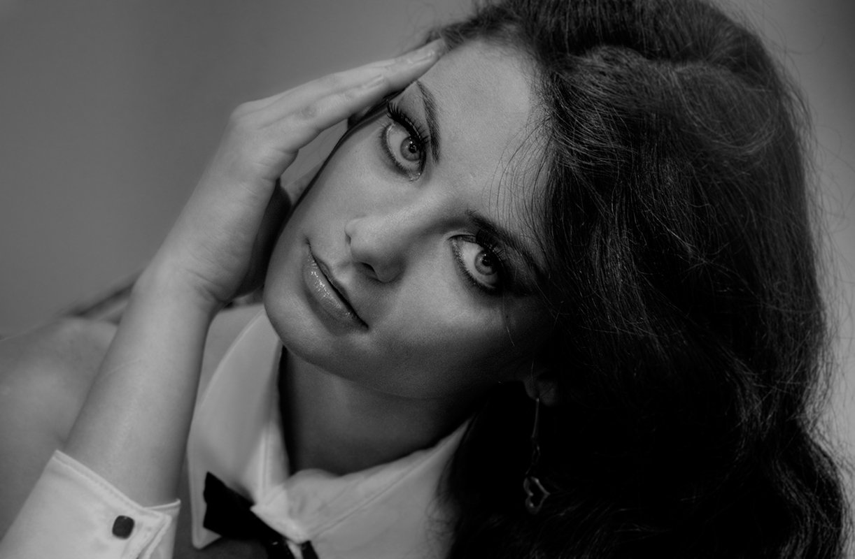 девушка,портрет,ч/б, Николай Бо