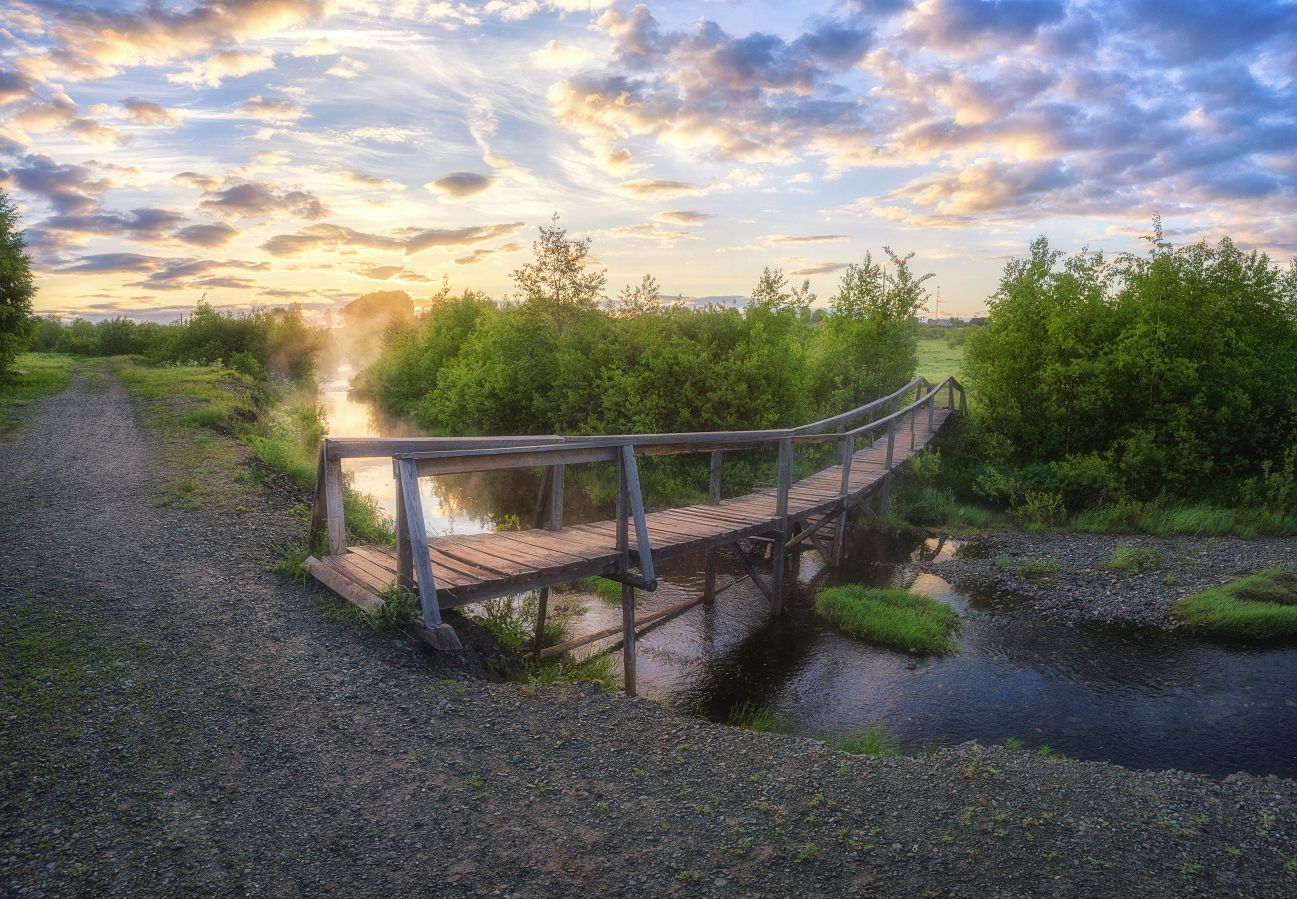 Мостик через речку