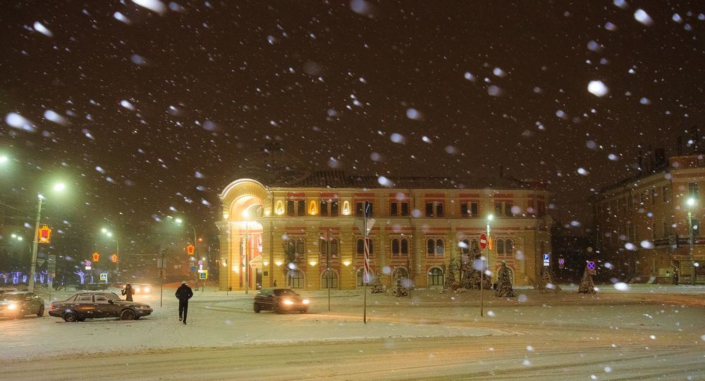 Снегопад в Туле