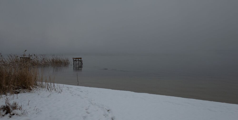 на Нетишинском водохранилище..