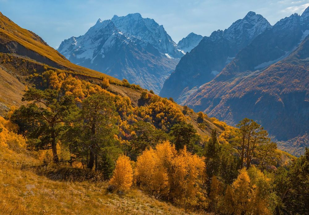 Осень в Домбае