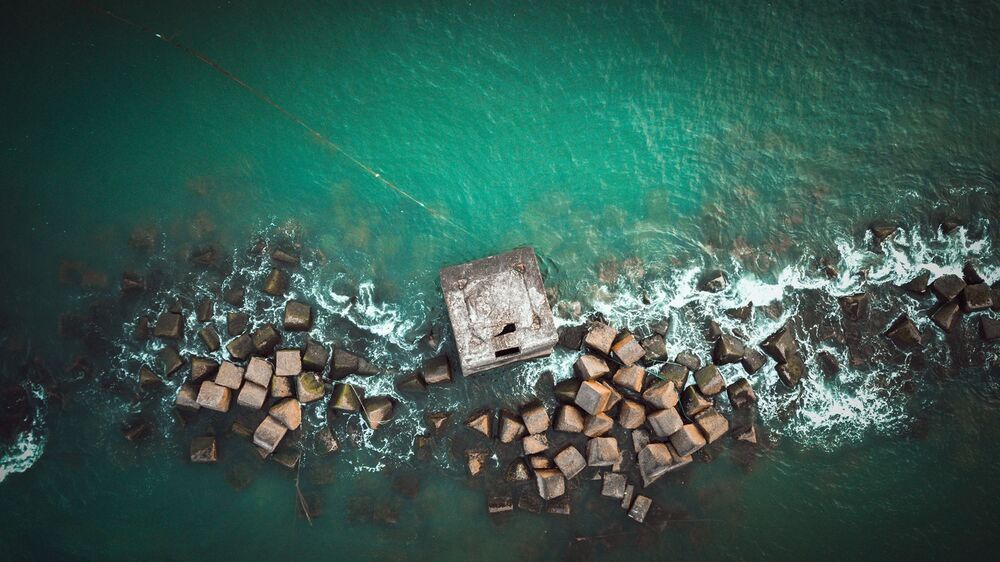 IRAN Gilan Province Aerial photography