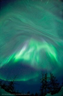 Северное Сияние в ночь на 16.03.2012 года ! Россия, Якутия, Айхал.