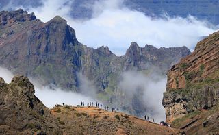Пико Arieiro. Мадейра. Португалия