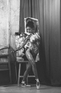 Будуарная ню фотосессия на уроке по фото с красоткой Nadzeya, все интересное здесь https://boosty.to/phototrump