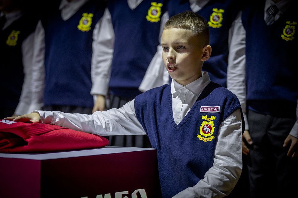 Торжественная церемония принятия клятвы воспитанника \"Самбо-70\", приуроченная к 55-летию создания Центра спорта и образования \"Самбо-70\"