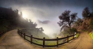 Раннее утро в окрестностях Йосемити. США