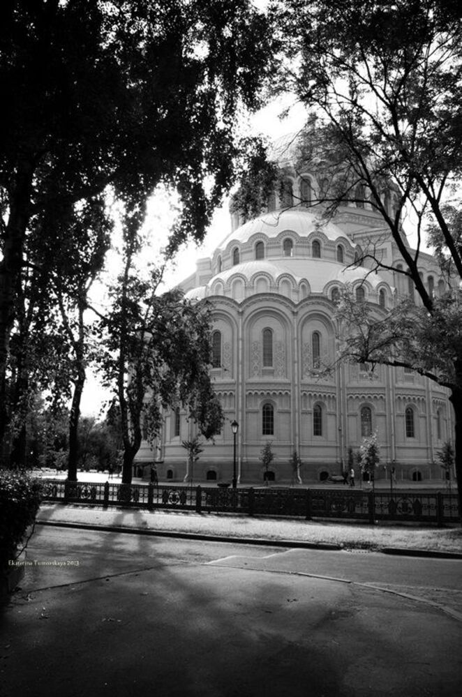 Черно - белые прогулки по Кронштадту