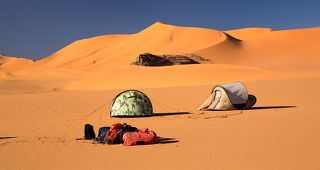 Наша гостиница в Сахаре.