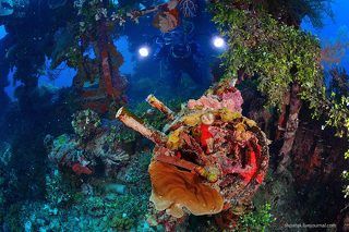 Мостик судна с машинным телеграфом