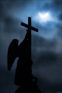 Солнечное затмение, снято 20 марта 2015 в 13:31.