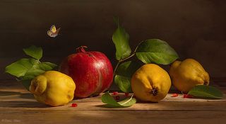 С гранатом и айвой