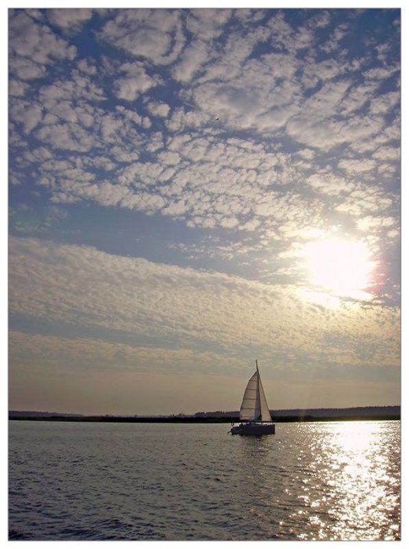 яхта, река, парус белеет парус одинокий...photo preview