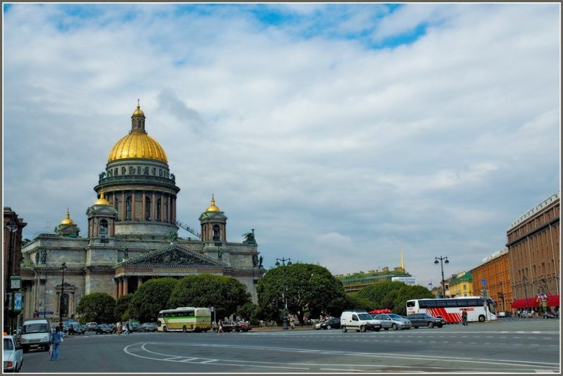 питер, храм, исаакий, собор Исаакий. Вид с обратной стороны.photo preview