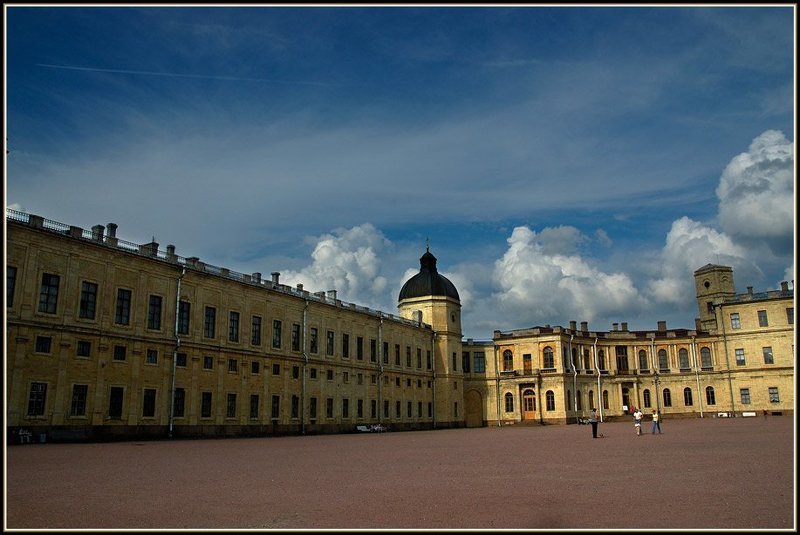 питер, гатчина, парк, небо Гатчинский дворец.photo preview
