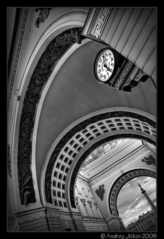 питер, дворцовая, утро, часы, photohunter 6:08 amphoto preview