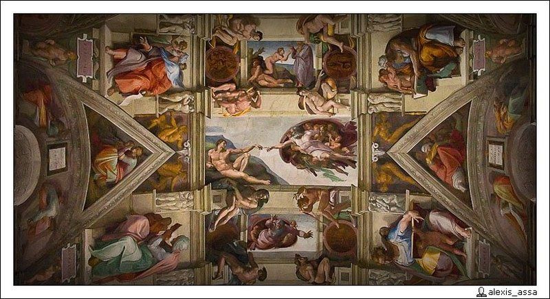 Италия, сикстинская, капелла, ватикан, Микеланджело Сикстинская капеллаphoto preview