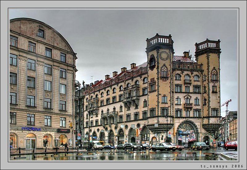 питер, дождь Из машины. Дождливое.photo preview