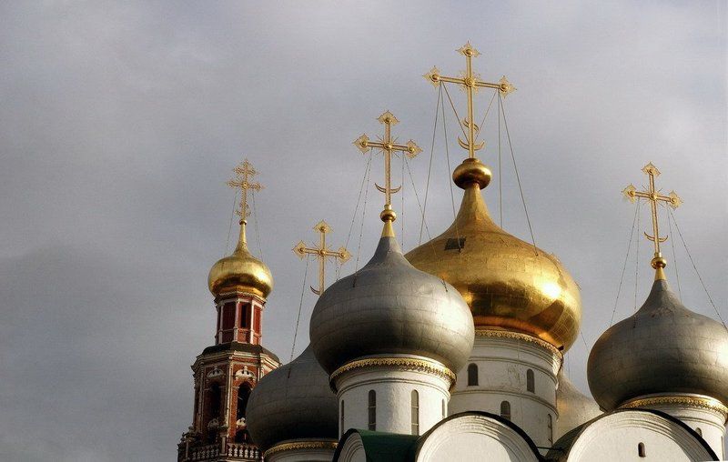 Новодевичий, монастырь, небо Новодевичий монастырьphoto preview