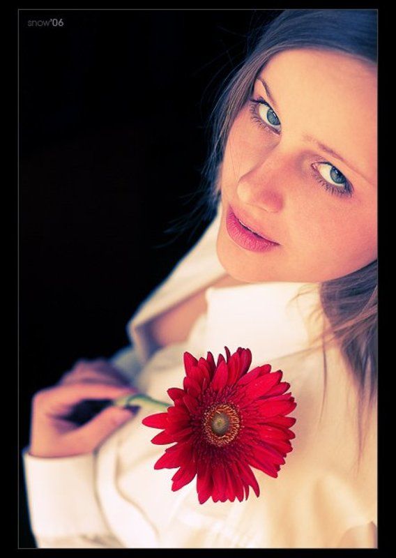 девушка, портрет, гламур .flower-glamphoto preview